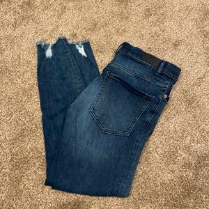 Women’s Express distressed ankle legging